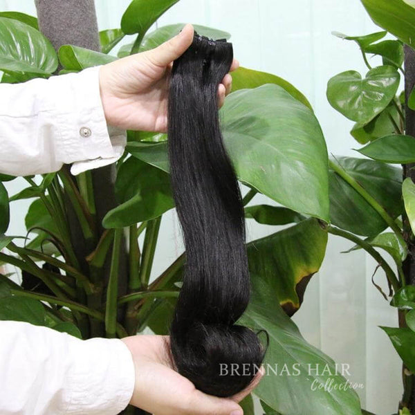Brennas Hair Fumi double drawn egg curl 3 Pcs/pack hair bundles