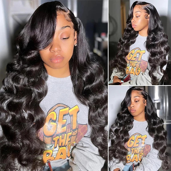 13x4 lace front wig side part