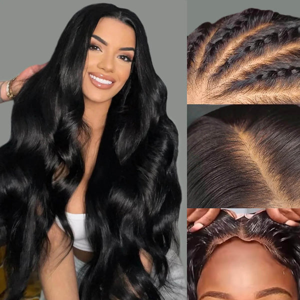 wigsandwanderlust Recommends !!! Brennas Hair Wear & Go 4x4 / 6x4.5 Pre-Cut Lace Body Wave Glueless Breathable Cap-Air Wig 180% Density