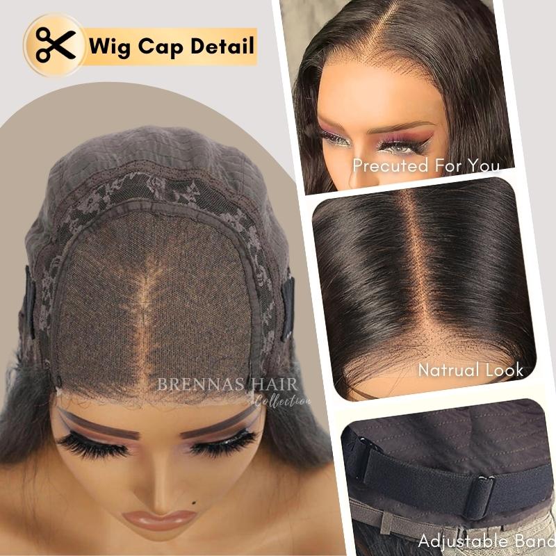 Pre-Cut Lace Wig 4x4 Lace Cap Detial