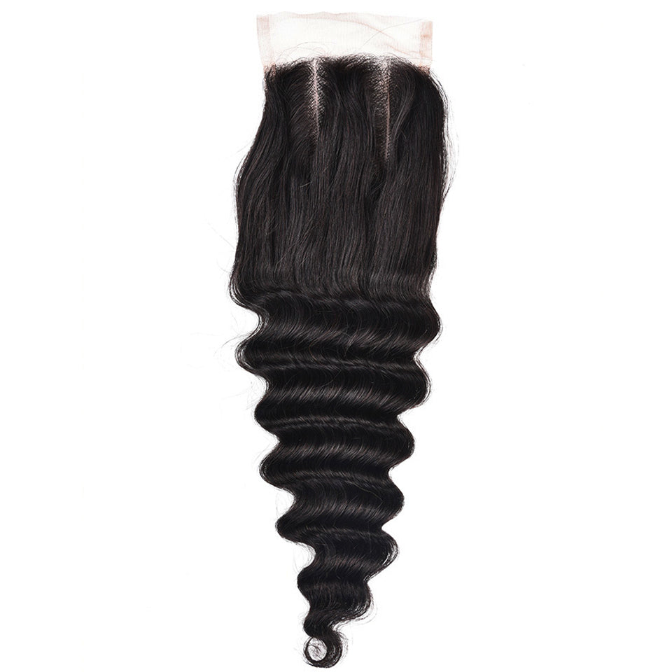 Loose Deep Wave 4 Bundles With 4x4 Closure Natural Human Hair | Brennas Hair