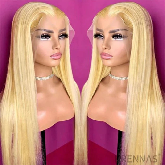 Brennas Hair Straight Hair 613 Wig 13x4 HD Human Hair Wigs 180% Density Remy Hair