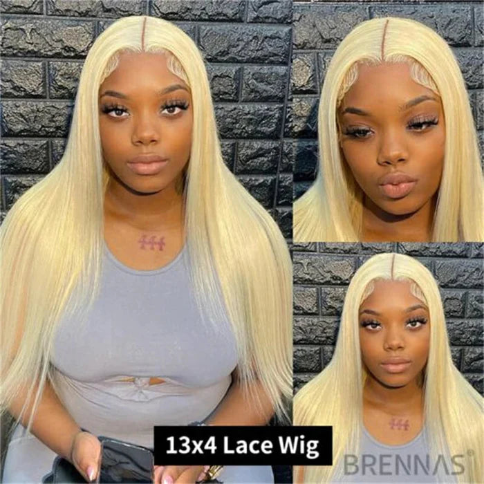 Brennas Hair Straight Hair 613 Wig 13x4 HD Human Hair Wigs 180% Density Remy Hair