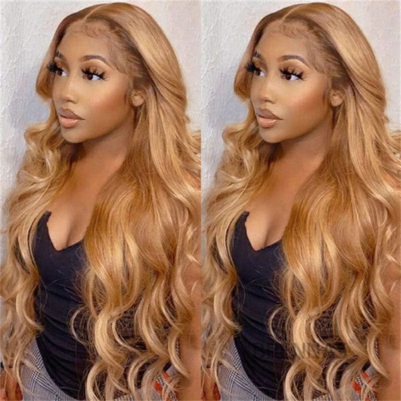 #30 color body wave human hair wigs 