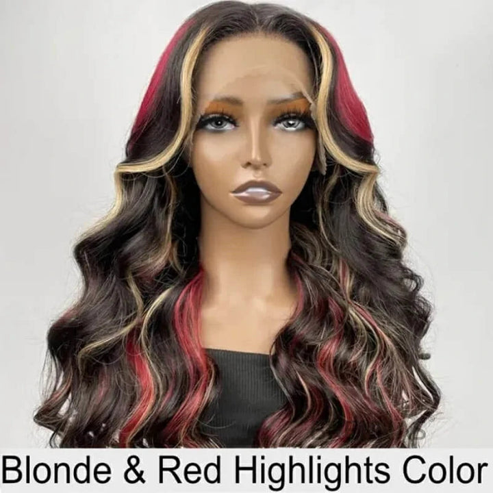Brennas Hair Body Wave P1B/Bug/27 Pre-Cut Lace Breathable Cap-Air Wig For Black Women 180% Density