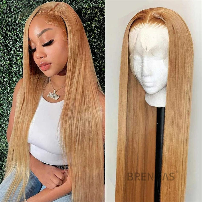hd human hair blonde lace front wig 