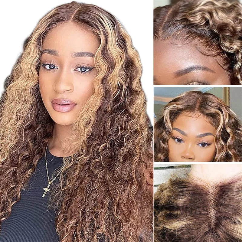 highlight curly lace part